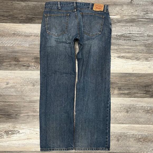 Vintage y2k 2000s Levis 559 Dark Wash Mens 38x32 Relaxed Denim Jeans Red‎ Tab - Picture 3 of 14